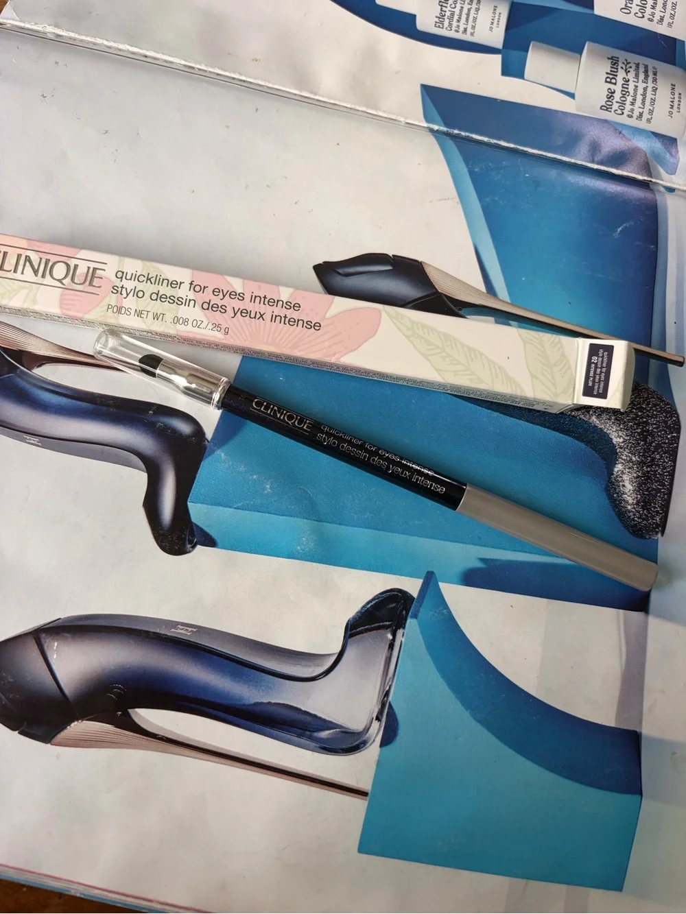 Clinique Quickliner Intense Liner For Eyes #02 INTENSE PLUM W Smudger Eyeliner